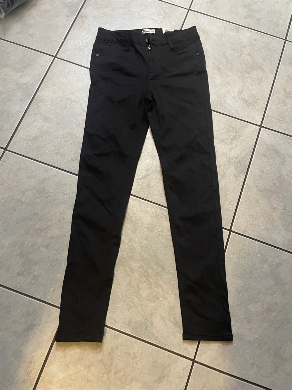 Girls Classic Black Skinny Pants size 14 NWT